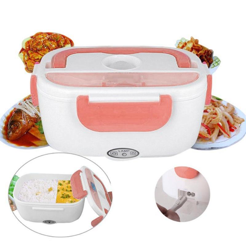 Electric Heating Lunch Box Food Container Portable Food Heater Bento Box Home Office EU Plug