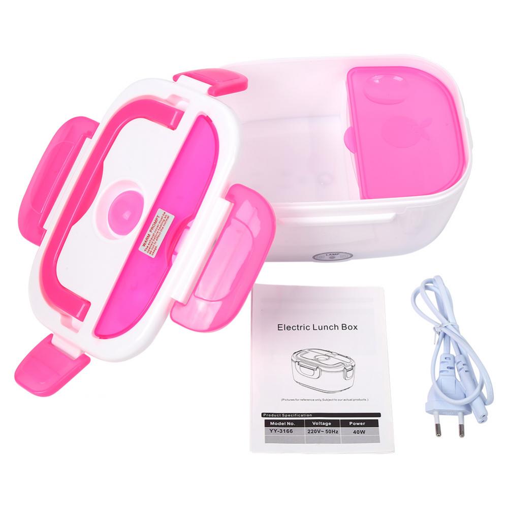 Electric Heating Lunch Box Food Container Portable Food Heater Bento Box Home Office EU Plug