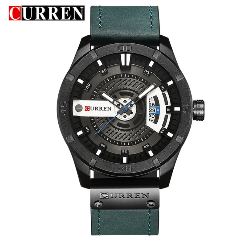 Luxury Brand CURREN Men Military Sports Watches Men Quartz Date Clock Leather Wrist Watch Men