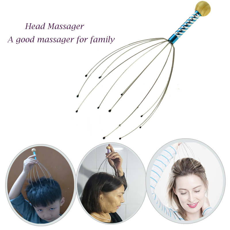 Claw Massager Body Massager  Head Scalp Neck Stress Release Massage Tens Pain Relief Head Care