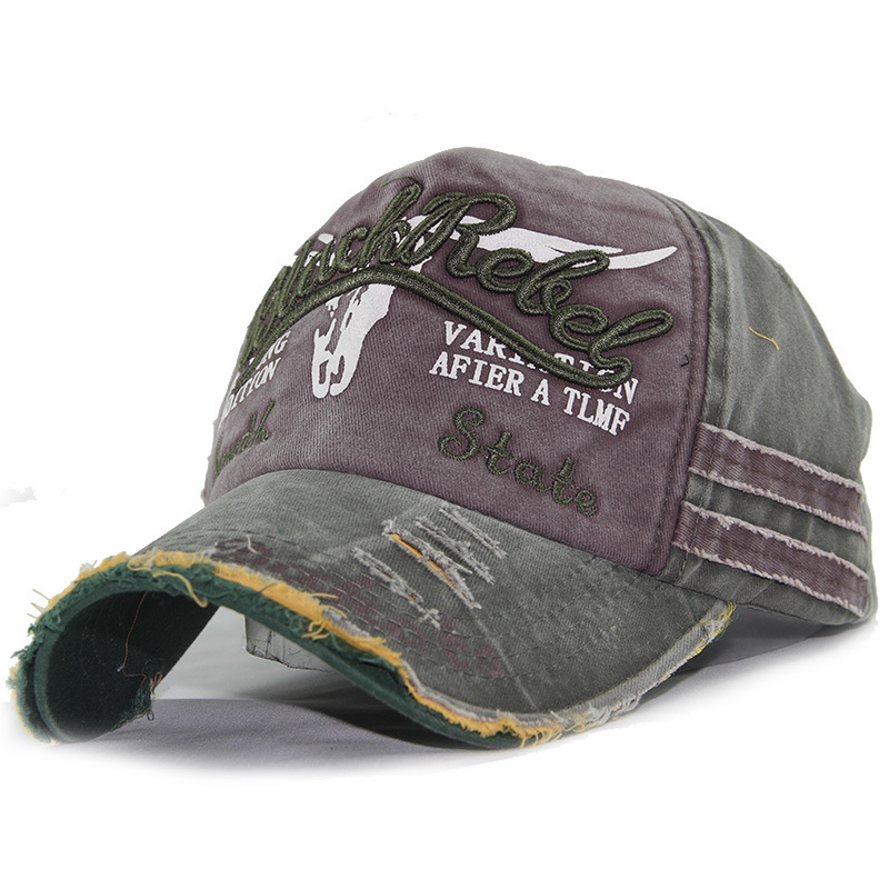 Hot Retro Washed Baseball Caps Fitted Cap Snapback Hats Men Women Casual Letter Caps