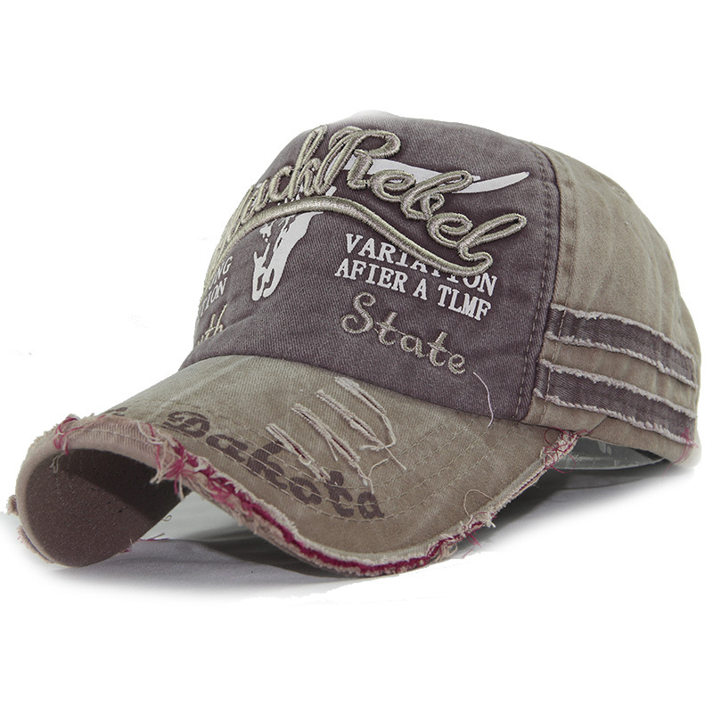 Hot Retro Washed Baseball Caps Fitted Cap Snapback Hats Men Women Casual Letter Caps