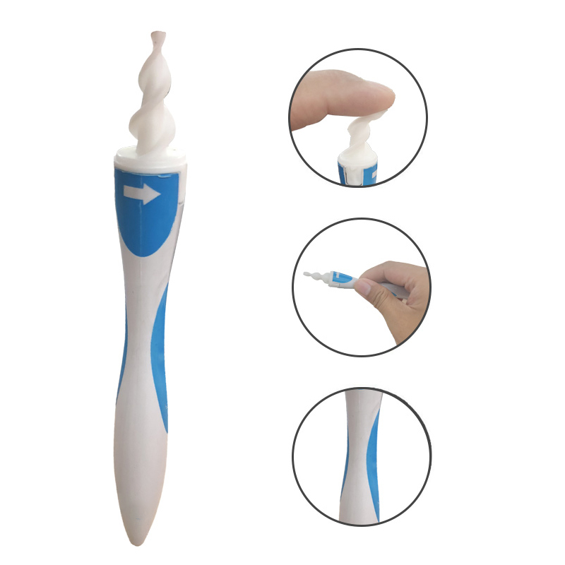 16 Tips Rotating Smart Ear Cleaner Earpick Easy Earwax Removal Soft Spiral Cleaner  Ear Care Kit