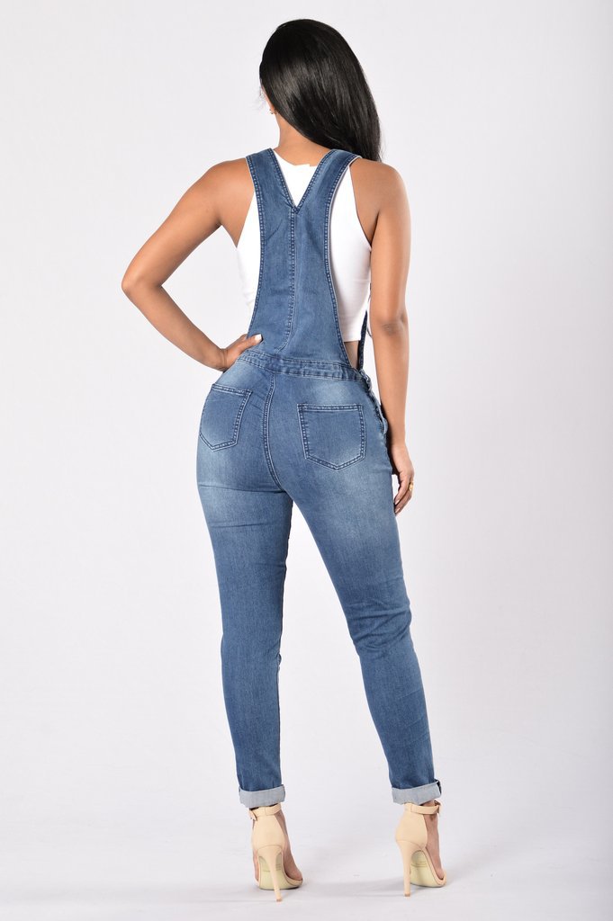 Denim Women Overalls High Waist Ripped Jeans Woman Jumpsuits Stretch Denim Pants Female Trousers