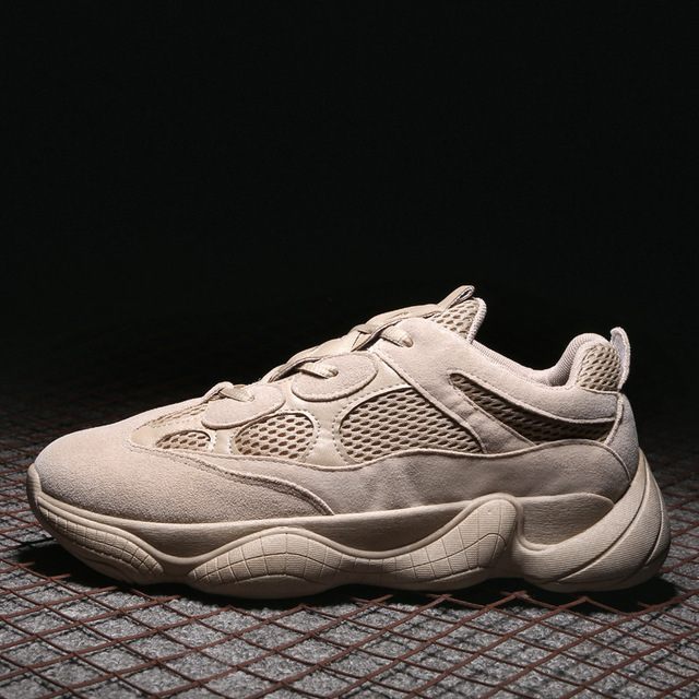 Hot Running Shoes Men&apos;s Desert Rat 500 Sneakers Mesh Outdoors Boost Shoes Yeezy Sales