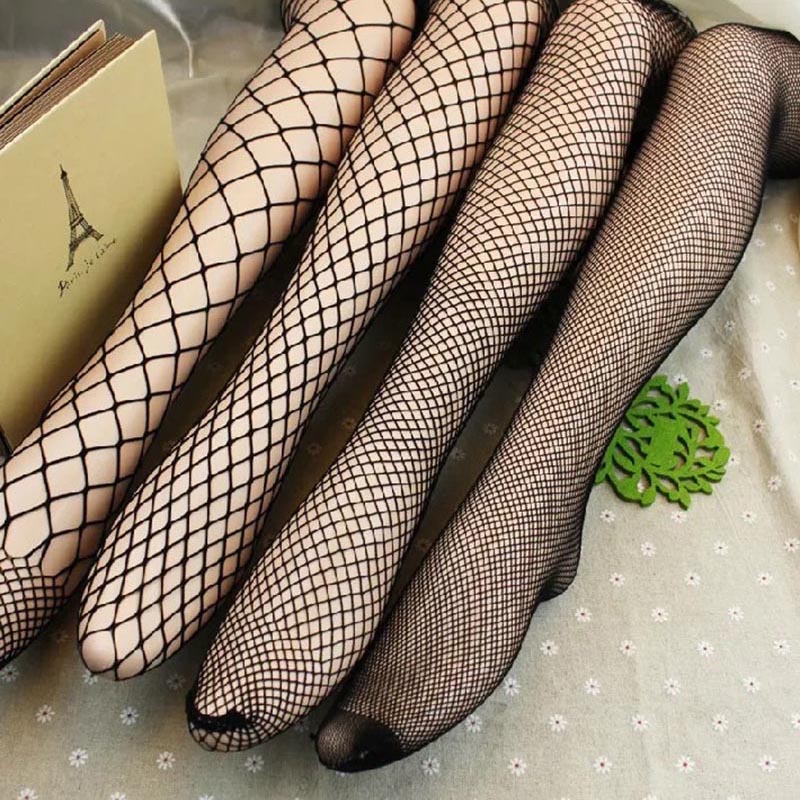 Women Sexy Transparent Slim Fishnet Pantyhose Party Net Holes Tights Stockings Small/Middle/Big Mesh