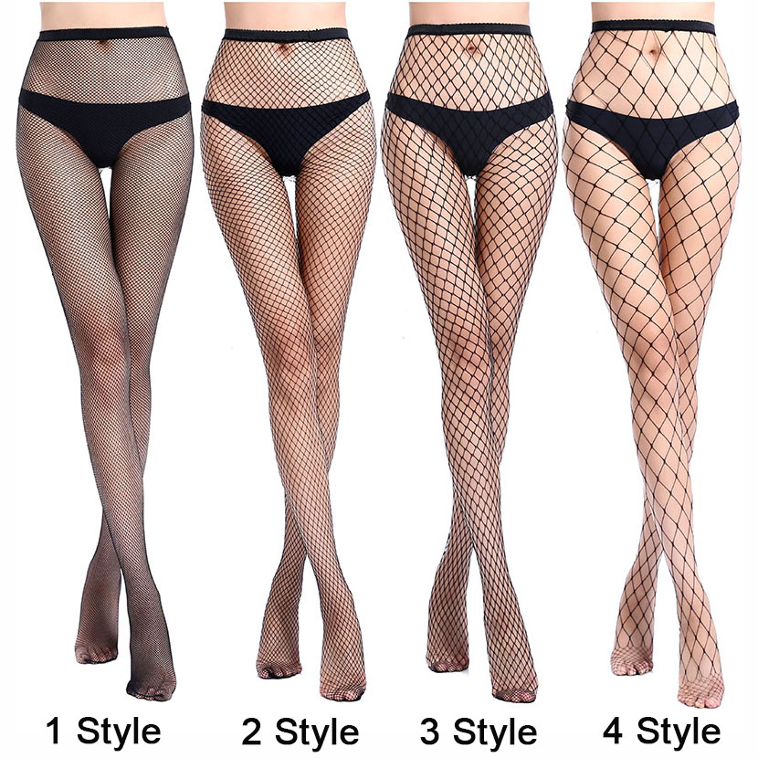 Women Sexy Transparent Slim Fishnet Pantyhose Party Net Holes Tights Stockings Small/Middle/Big Mesh