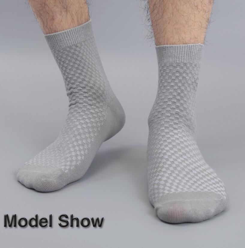 Men Bamboo Fiber Socks Brand New Casual Business Anti-Bacterial Deodorant Breathable Men Long Socks