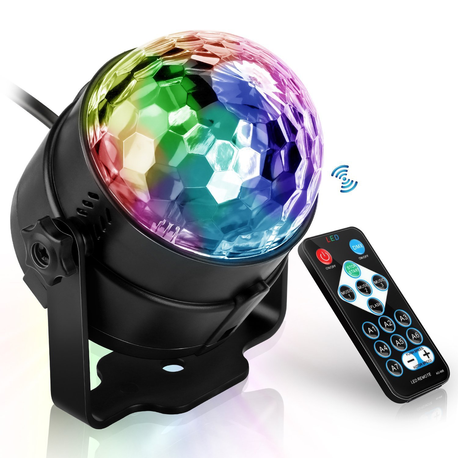Led Disco Light Stage Lights DJ  Ball Lumiere Sound Activated Laser Projector Lamp Light Music Party