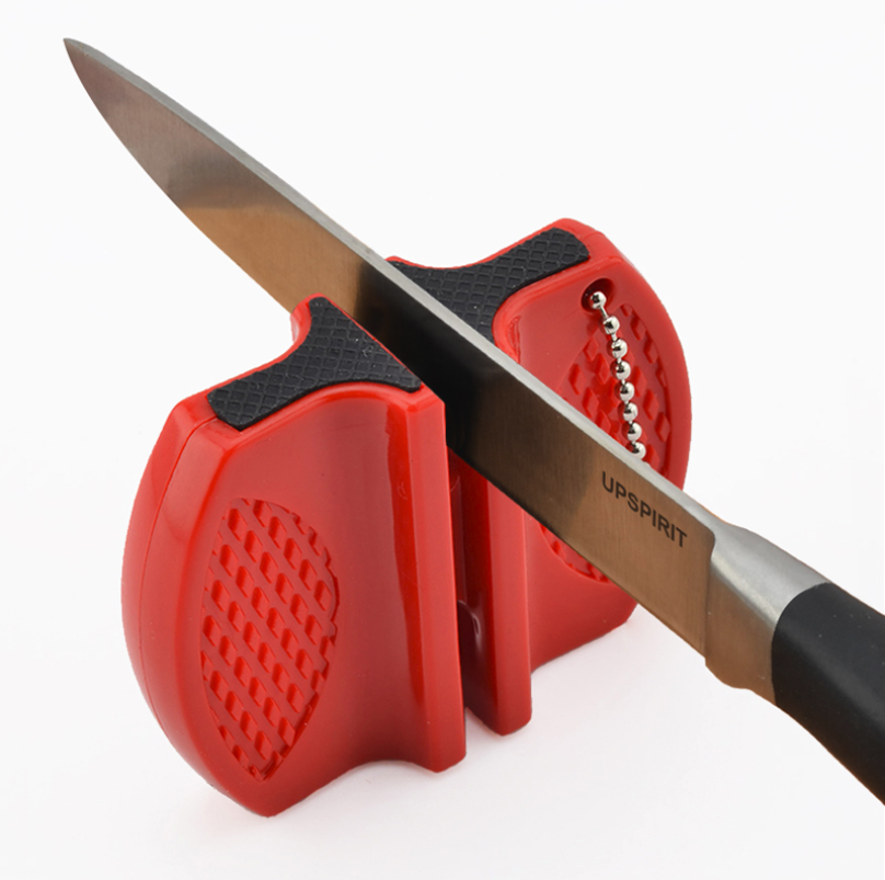 Portable Knife Sharpener Kitchen Tools Creative Butterfly Two-stage Camping Pocket Knife Sharpener