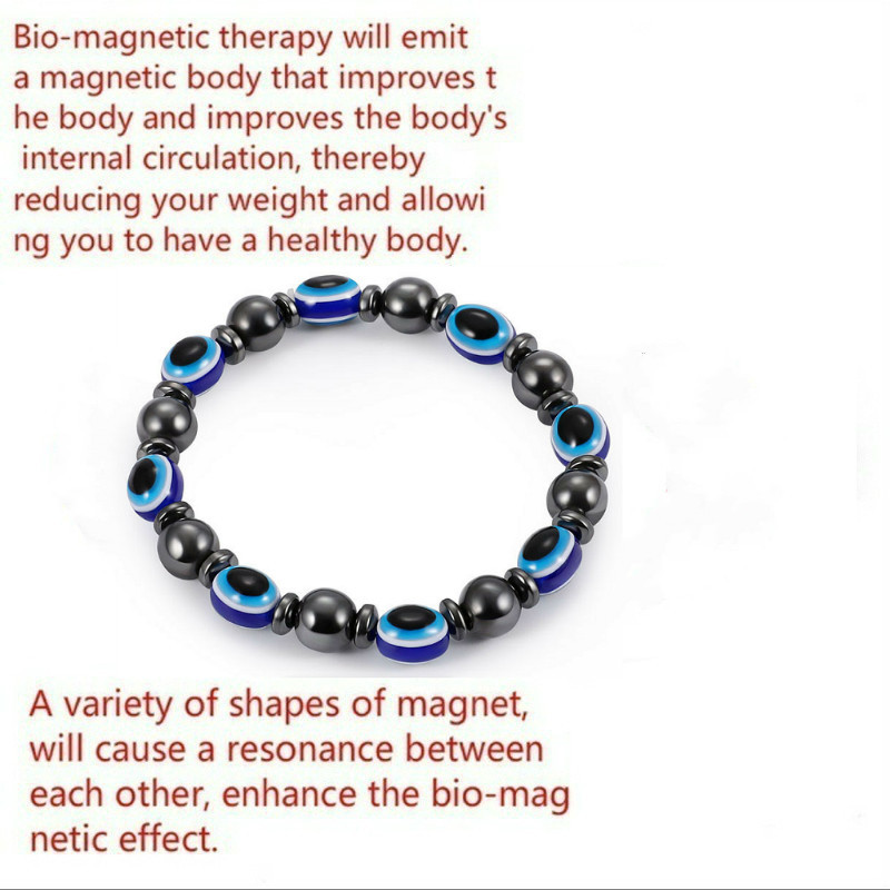 Weight Loss Stone Magnetic Therapy Bracelet Health Care Magnetic Hematite Bracelets For Men Women