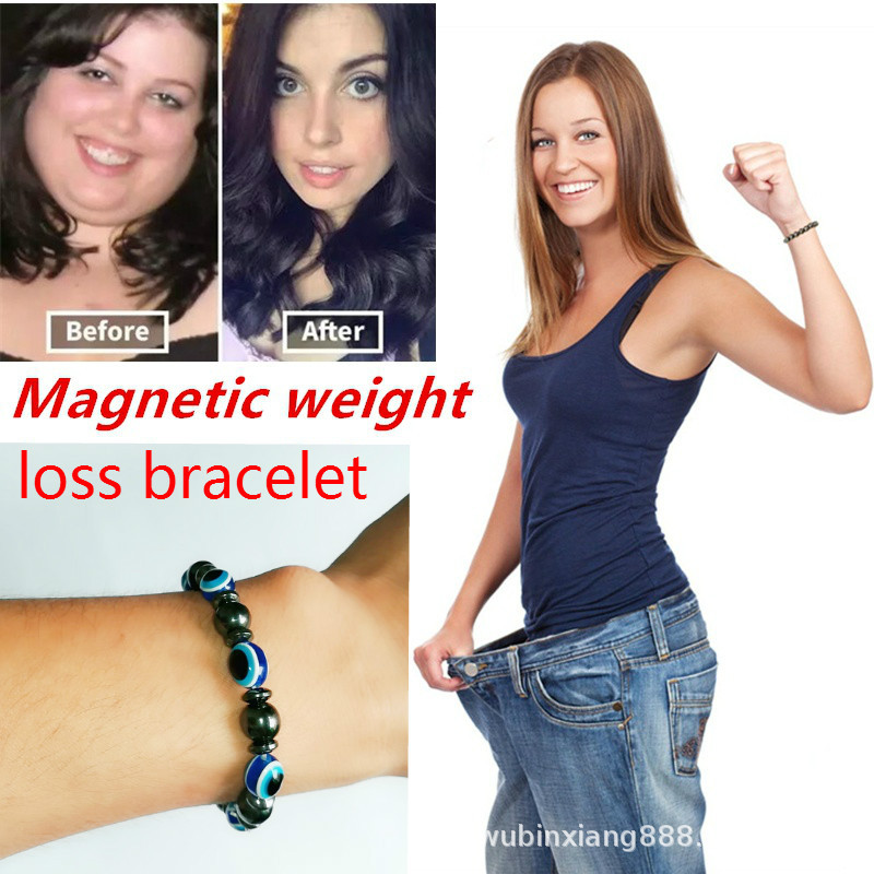 Weight Loss Stone Magnetic Therapy Bracelet Health Care Magnetic Hematite Bracelets For Men Women