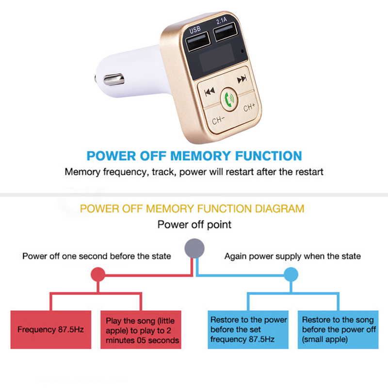 Bluetooth FM Transmitter Hands Free Car Kit Car Styling MP3 Music Player TF USB Charger FM Modulator