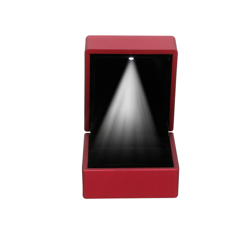 LED Light Earring Ring Gift Box Wedding Ring Jewelry Display Organizer Storage For Engagement Gifts