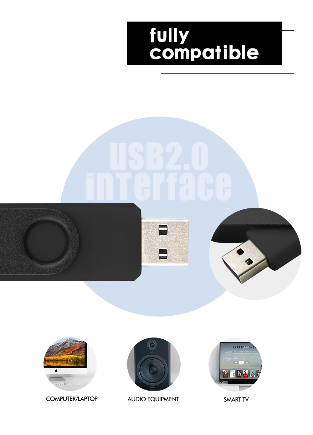 OTG USB Flash Memory Stick 16GB 32GB Pendrive 64GB 128GB USB Flash Drive For Computer/Android Phones