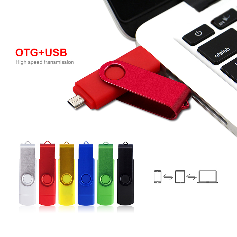 OTG USB Flash Memory Stick 16GB 32GB Pendrive 64GB 128GB USB Flash Drive For Computer/Android Phones