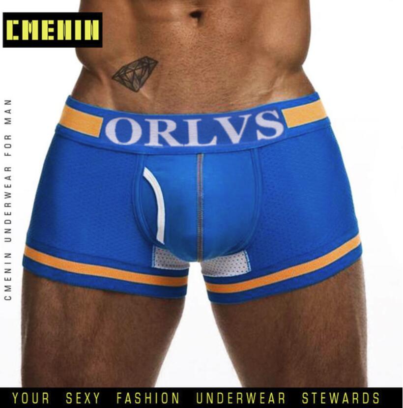 Hot Sexy Underwear Cueca Boxer Men Mesh Shorts Men boxers Panties Shorts Sexy Fat Guy Mens Shorts