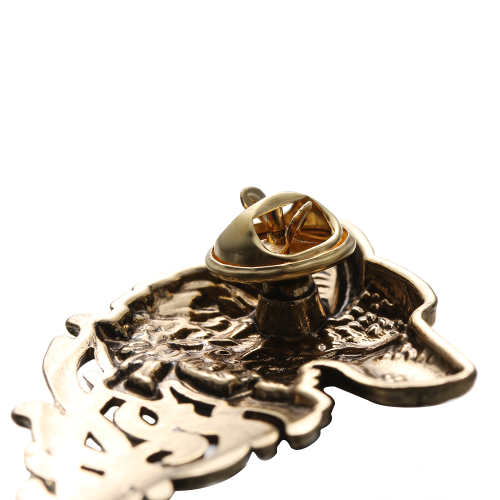 1Pc Charming Vintage Men Punk Wolf Badge Brooch Lapel Pin Shirt Suit Collar Jewelry Gift Men