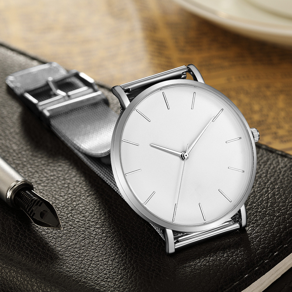 Military Sport Analog Quartz Wrist Watches Men Stainless Steel Clock Wristwatch Lover Watches Gift