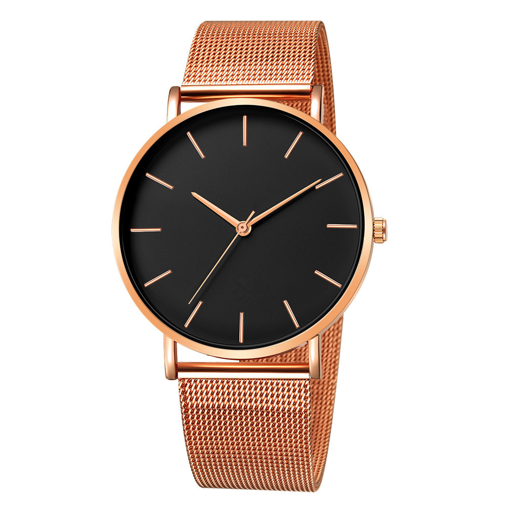 Military Sport Analog Quartz Wrist Watches Men Stainless Steel Clock Wristwatch Lover Watches Gift