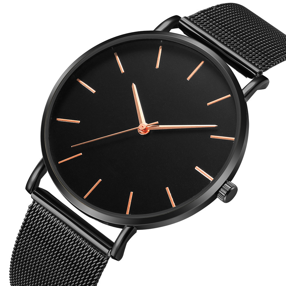 Military Sport Analog Quartz Wrist Watches Men Stainless Steel Clock Wristwatch Lover Watches Gift