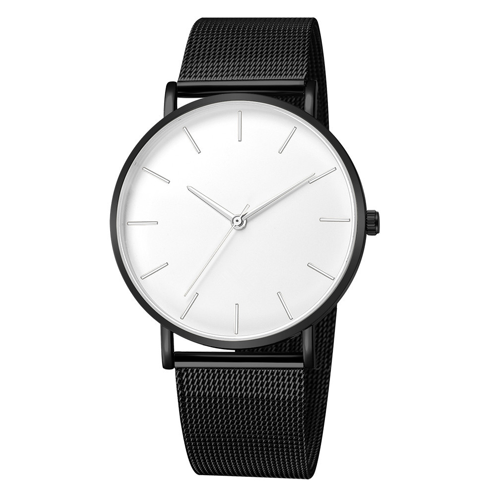 Military Sport Analog Quartz Wrist Watches Men Stainless Steel Clock Wristwatch Lover Watches Gift