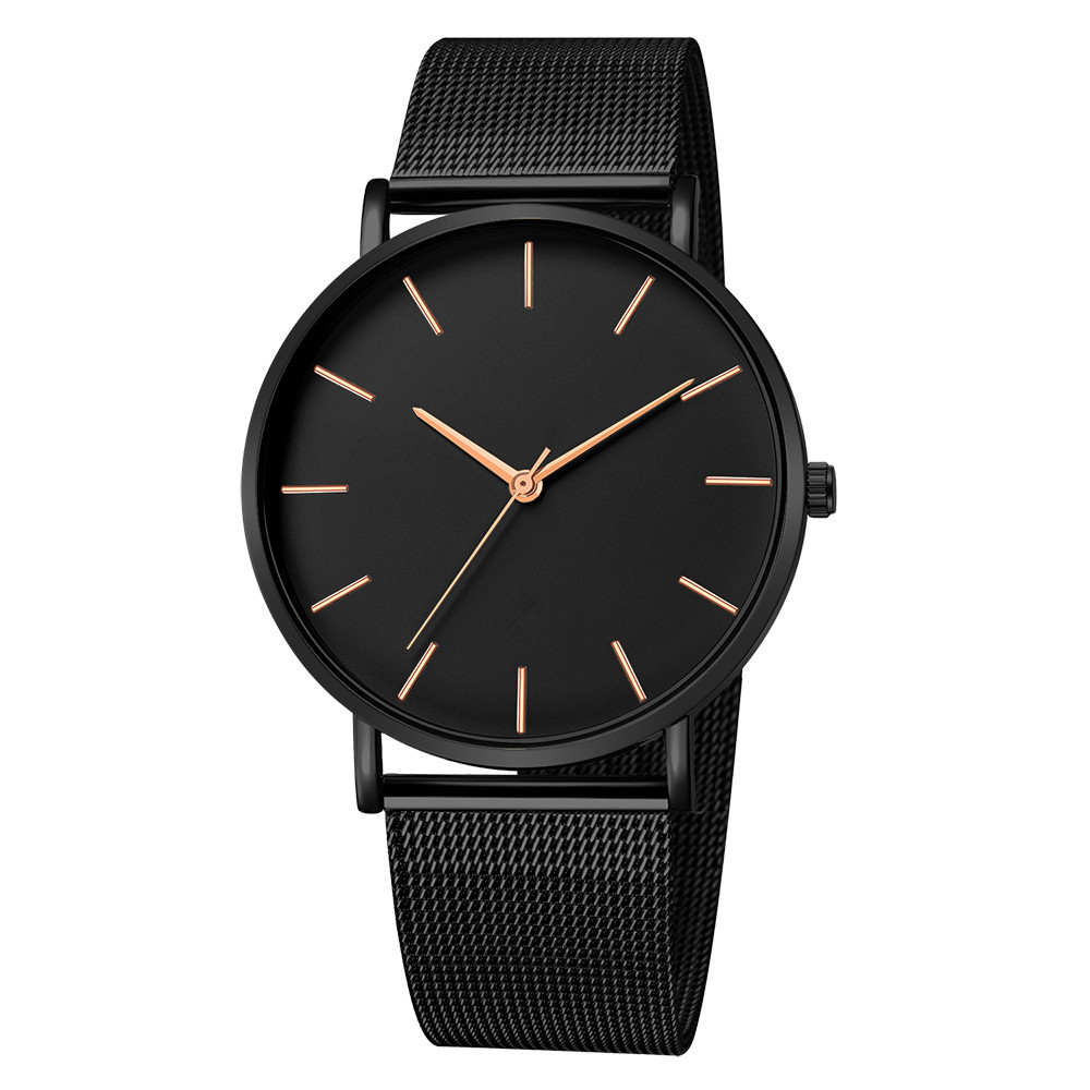 Military Sport Analog Quartz Wrist Watches Men Stainless Steel Clock Wristwatch Lover Watches Gift