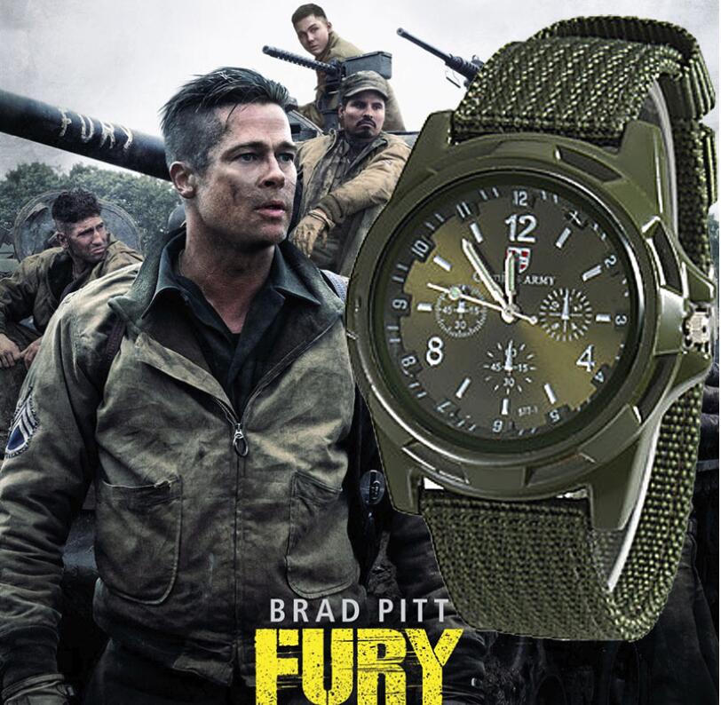 Men Nylon Band Military Watches Gemius Army Watch Quartz Movement Men Sports Watch Wristwatches