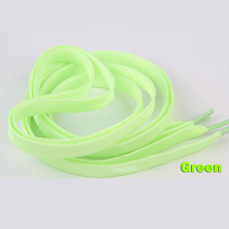 Luminous Shoelace Athletic Sport Canvas Shoes Lace Glow In The Dark Night  Fluorescent Shoelaces