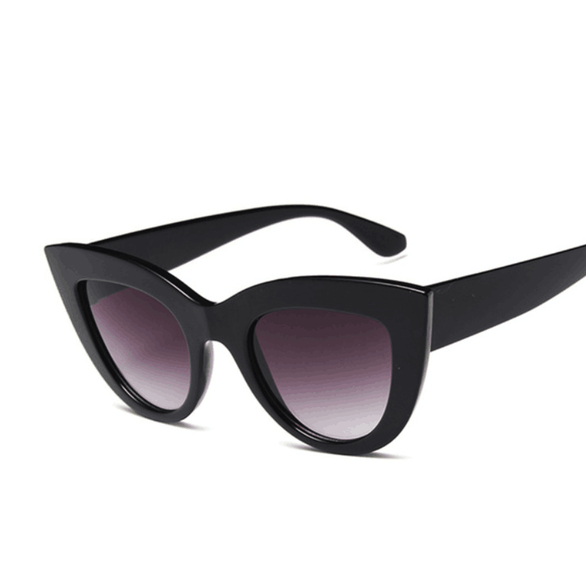 Ins Hot Vintage Sunglasses Women Cat Eye Sunglasses Retro Sun glasses Female Pink Mirror Eyewear