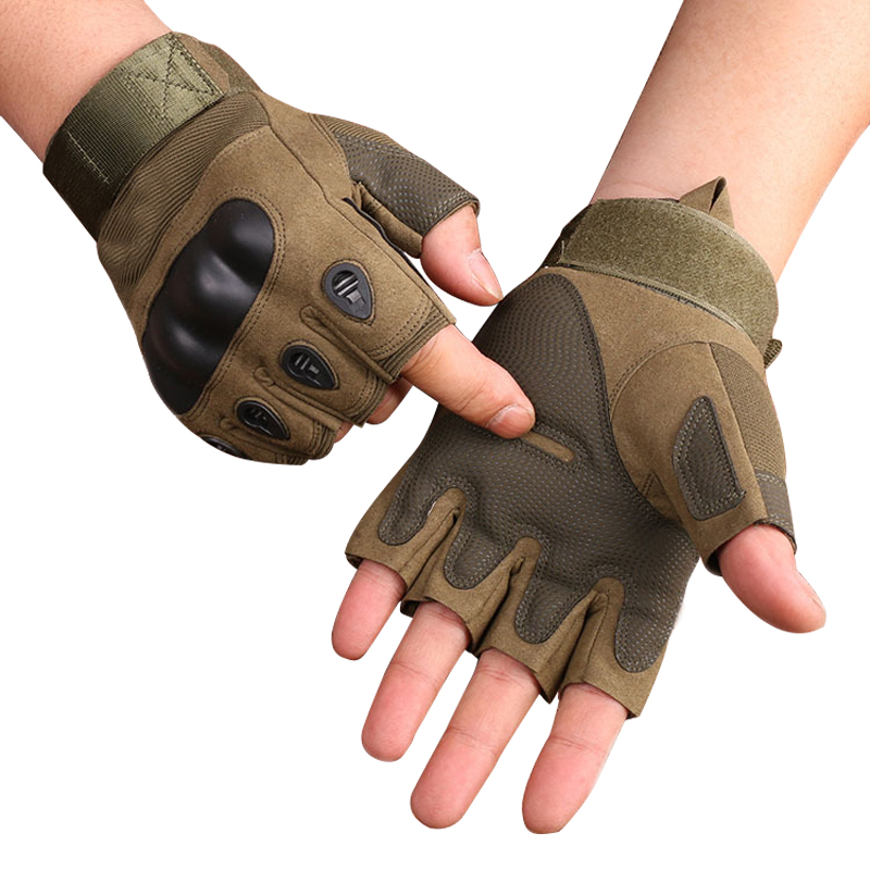 Outdoor Motorcycle Hard Knuckle Gloves Motorbike Motocross Military Tactical Cycling Gloves