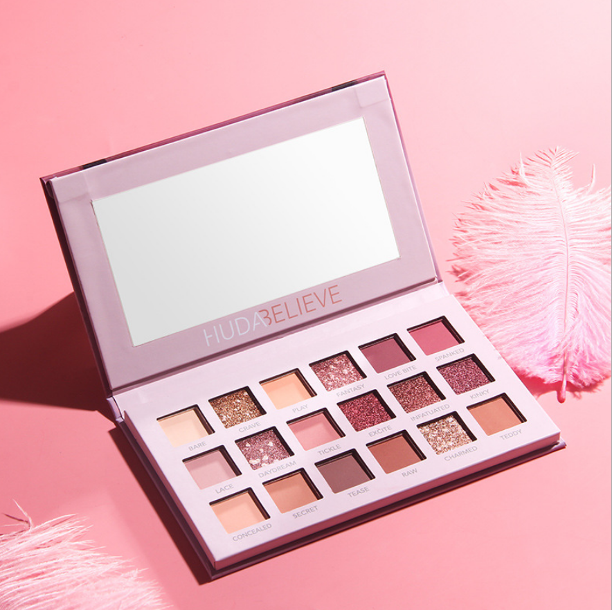 Eyeshadow Pallete 18 Colors Colorful Waterproof Concealer Makeup Pallete Lasting-Effect Eye Shadow