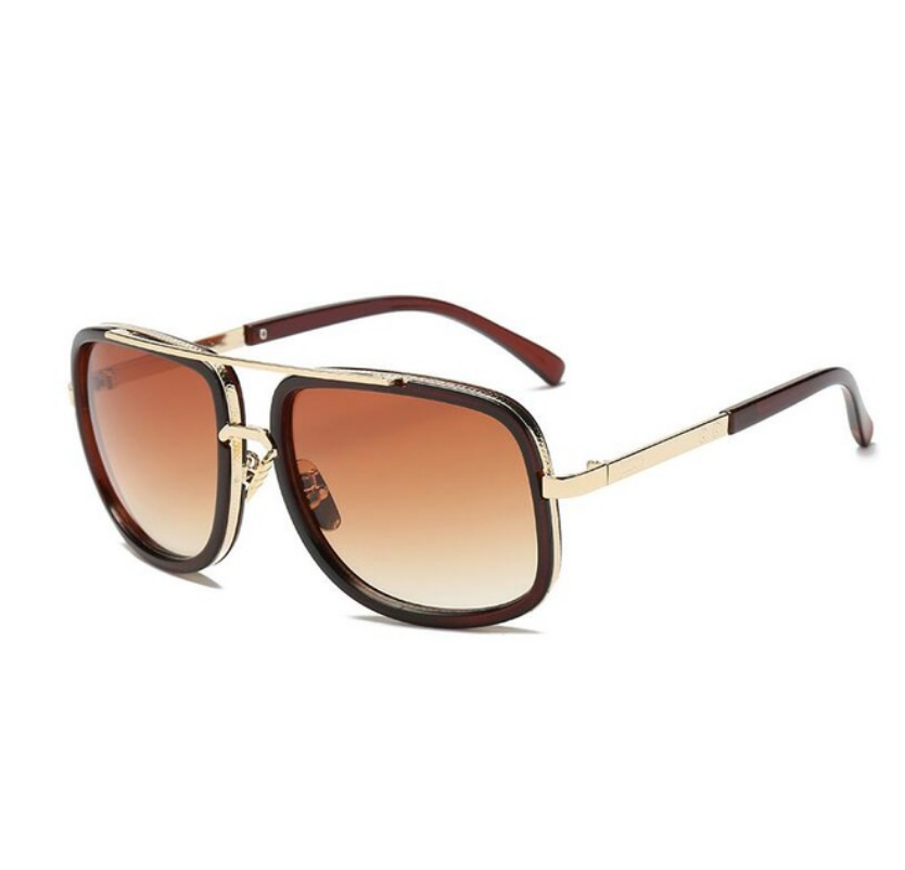 New Fashion Big Frame Sunglasses Men Square Fashion Glasses Women High Quality Retro Sun Glasses