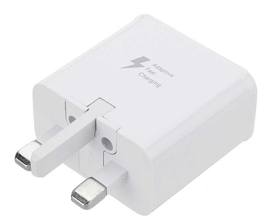 British plug with fast charging position for Samsung phones Android phones