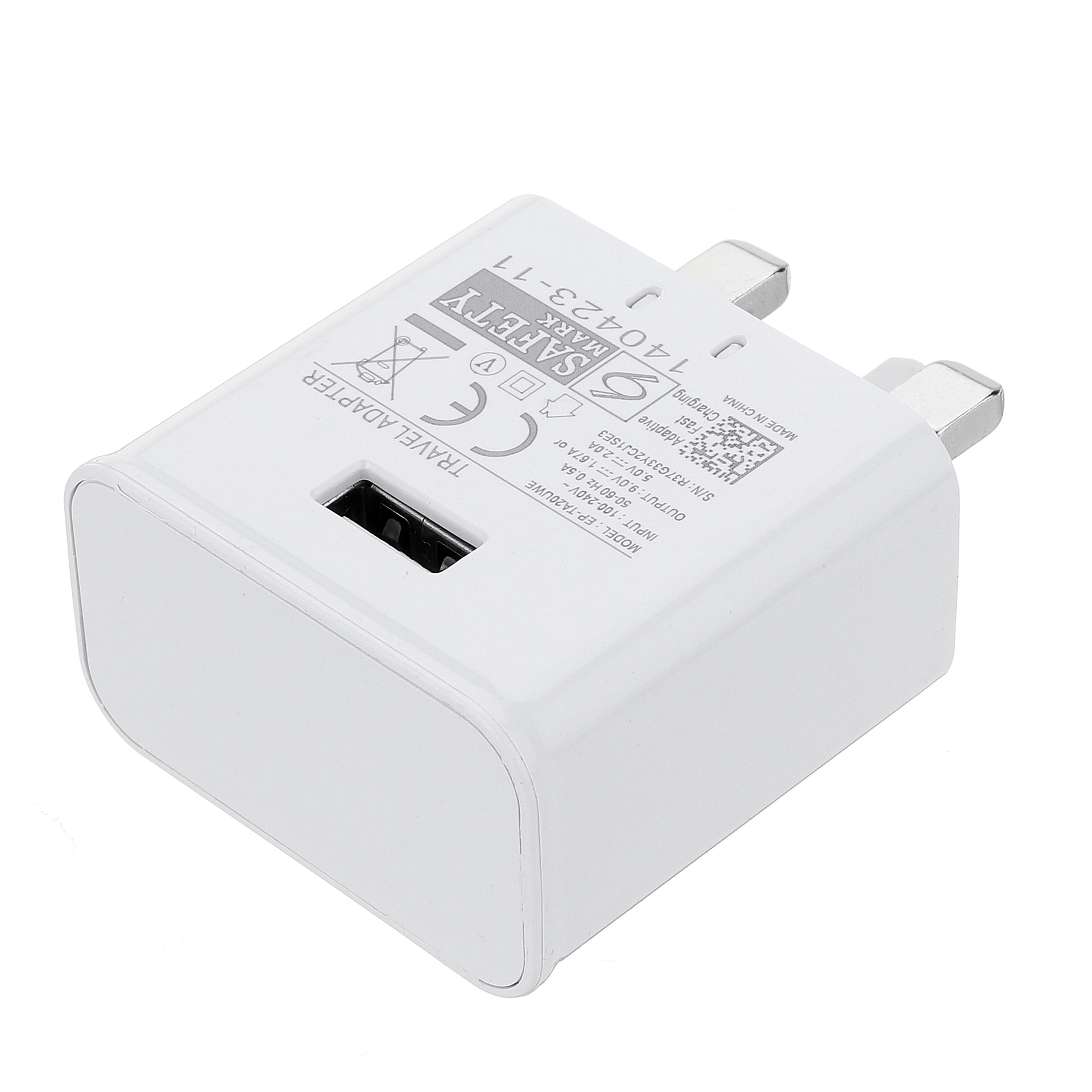 British plug with fast charging position for Samsung phones Android phones