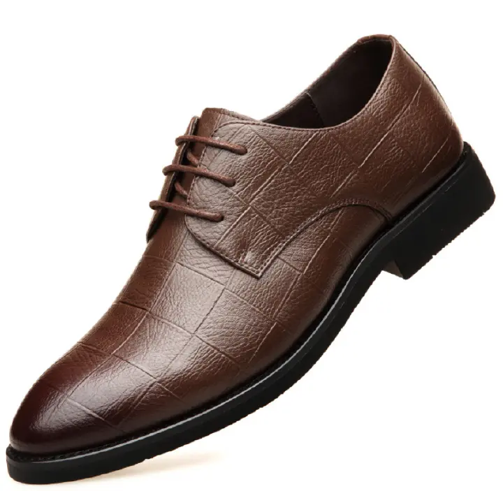 New Pure Leather Shoes Business Dress Men Shoes Men's Suits Formal Shoes Men Oxfords Shoes