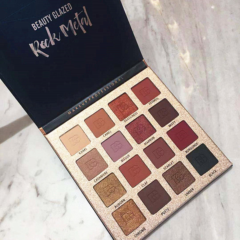 16Color Matte Eyeshadow Palette Long Lasting Glitter Eyeshadow Pallete Pigment Waterproof Eye Shadow