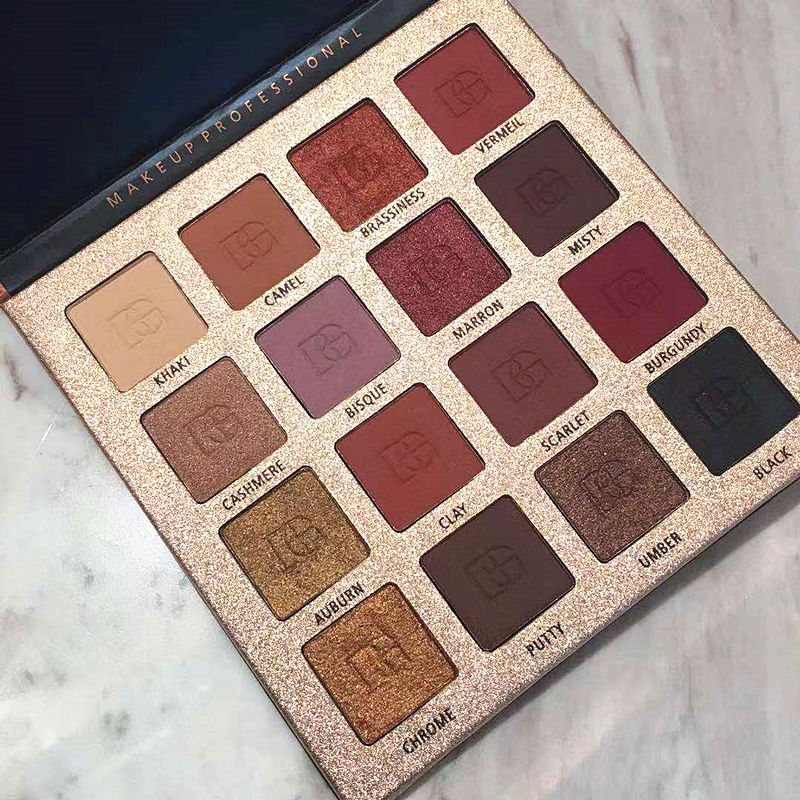 16Color Matte Eyeshadow Palette Long Lasting Glitter Eyeshadow Pallete Pigment Waterproof Eye Shadow