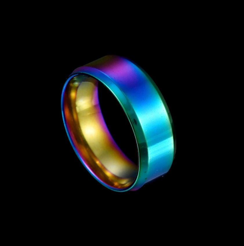 Men Black Titanium Stainless Ring  Lover Couple Rings For Women Fashion Jewellery Titanium Ring