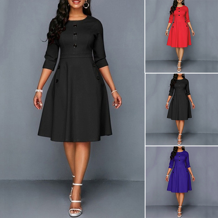 knee length business dresses