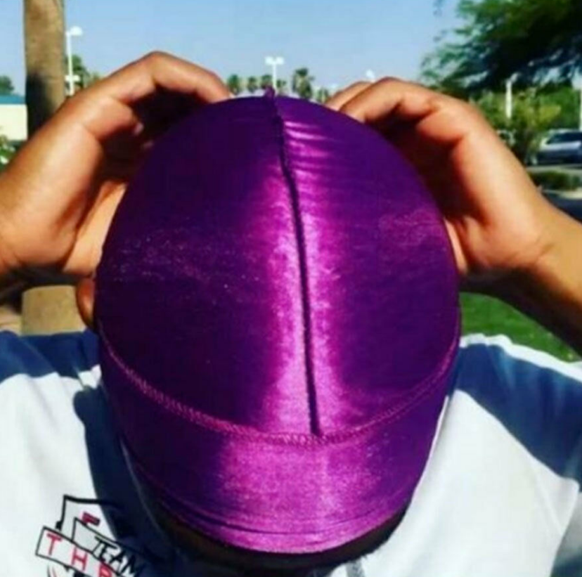 Men Silky Durags Bandanas Turban Hat Wigs Doo Durag Biker Headband Hair Accessories Long Tail Durag
