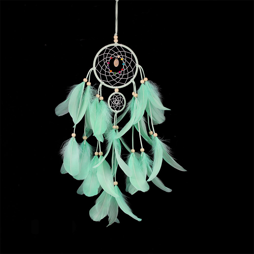 Dream Catcher LED Lighting Feather Dreamcatcher Girl Room Bell Bedroom Romantic Home Decoration