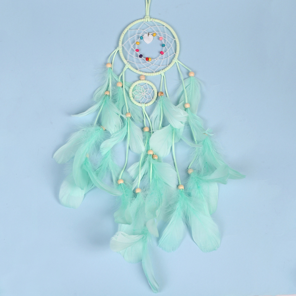 Dream Catcher LED Lighting Feather Dreamcatcher Girl Room Bell Bedroom Romantic Home Decoration