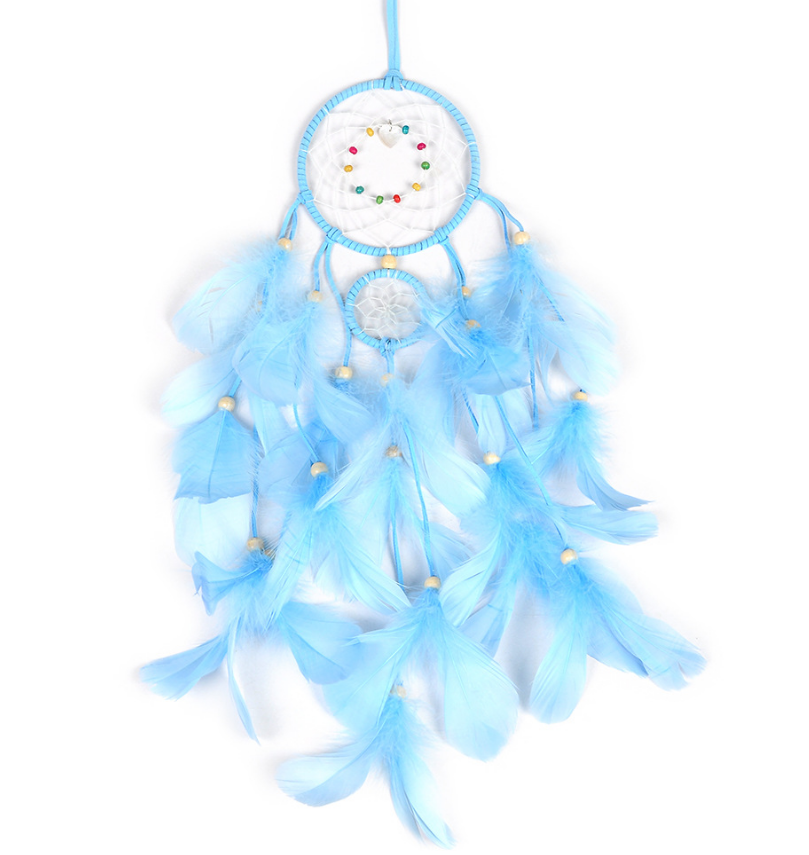 Dream Catcher LED Lighting Feather Dreamcatcher Girl Room Bell Bedroom Romantic Home Decoration