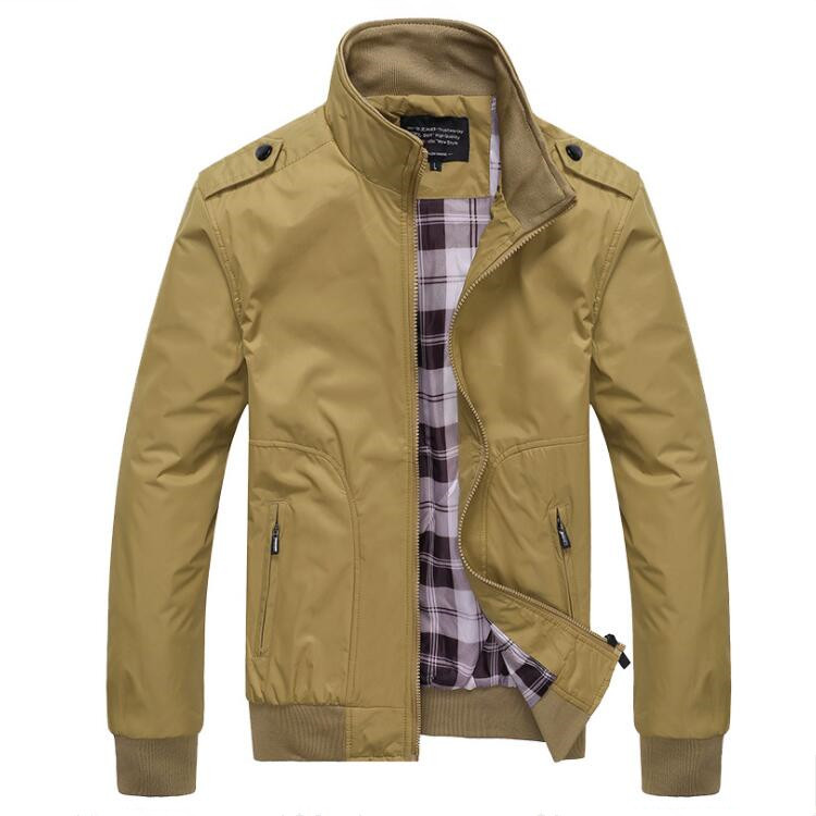 Men Jackets Casual Coats Trench Coats Men Sportswear Stand Collar Slim Jackets Male Bomber Jackets