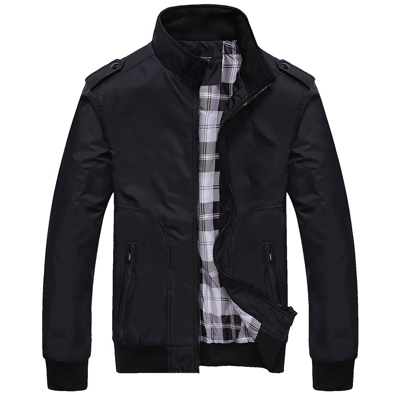 Men Jackets Casual Coats Trench Coats Men Sportswear Stand Collar Slim Jackets Male Bomber Jackets