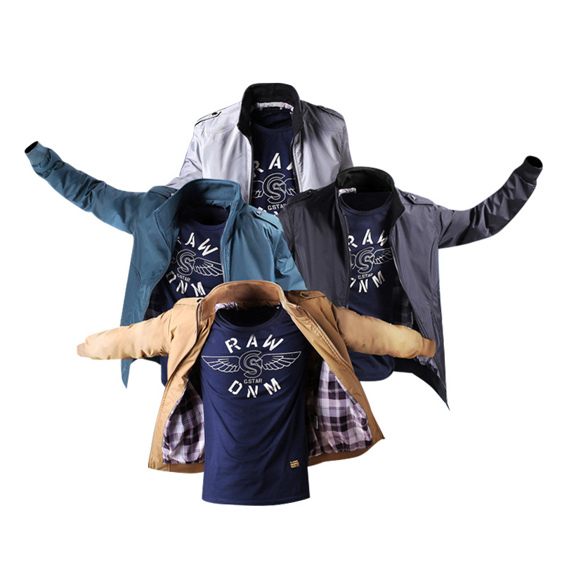 Men Jackets Casual Coats Trench Coats Men Sportswear Stand Collar Slim Jackets Male Bomber Jackets
