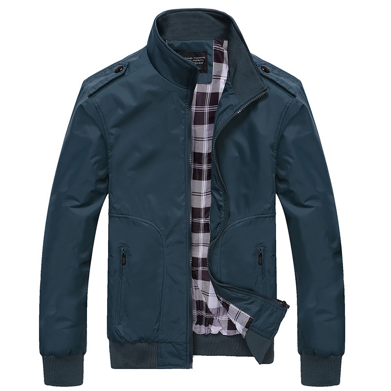 Men Jackets Casual Coats Trench Coats Men Sportswear Stand Collar Slim Jackets Male Bomber Jackets