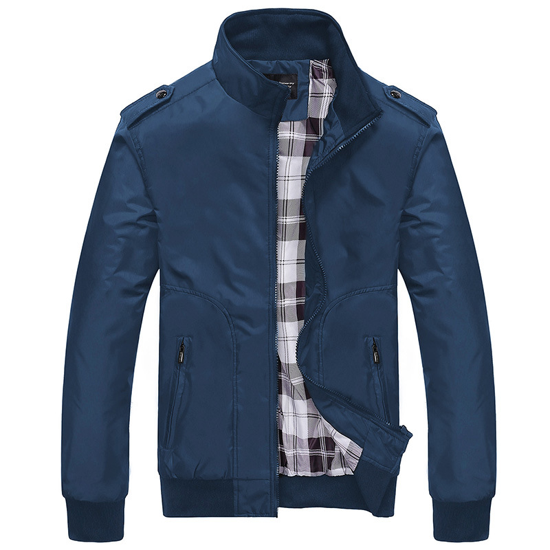 Men Jackets Casual Coats Trench Coats Men Sportswear Stand Collar Slim Jackets Male Bomber Jackets