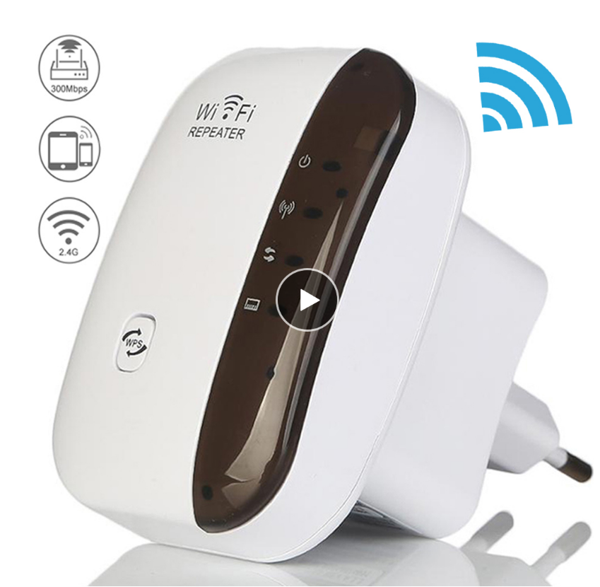 Wireless WiFi Repeater Wifi Extender 300Mbps WiFi Amplifier WiFi Booster Long Range Wi-fi Repeater